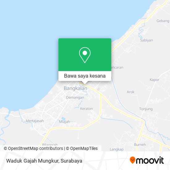 Peta Waduk Gajah Mungkur