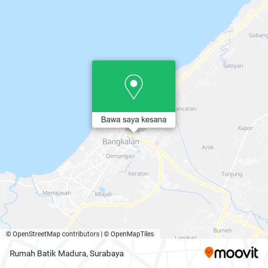 Peta Rumah Batik Madura