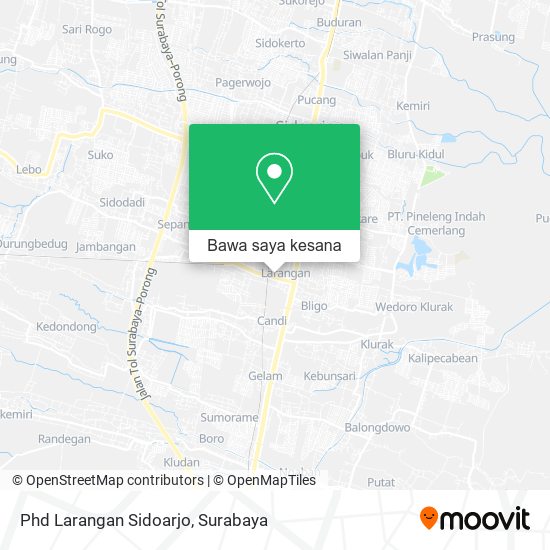 Peta Phd Larangan Sidoarjo