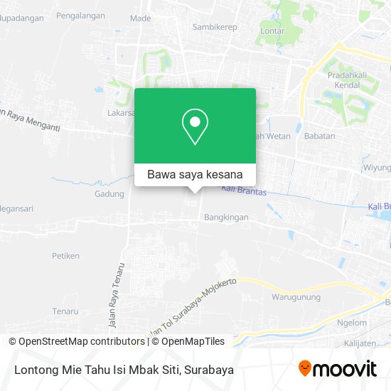 Peta Lontong Mie Tahu Isi Mbak Siti