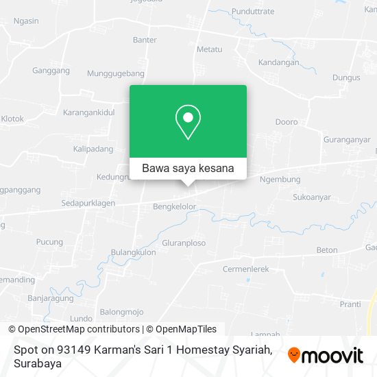 Peta Spot on 93149 Karman's Sari 1 Homestay Syariah