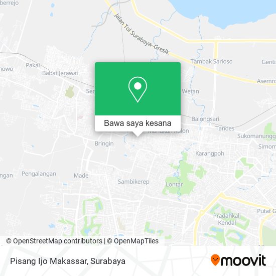 Peta Pisang Ijo Makassar