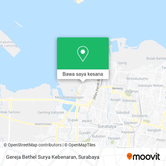 Peta Gereja Bethel Surya Kebenaran