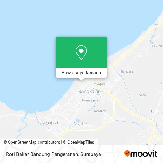 Peta Roti Bakar Bandung Pangeranan