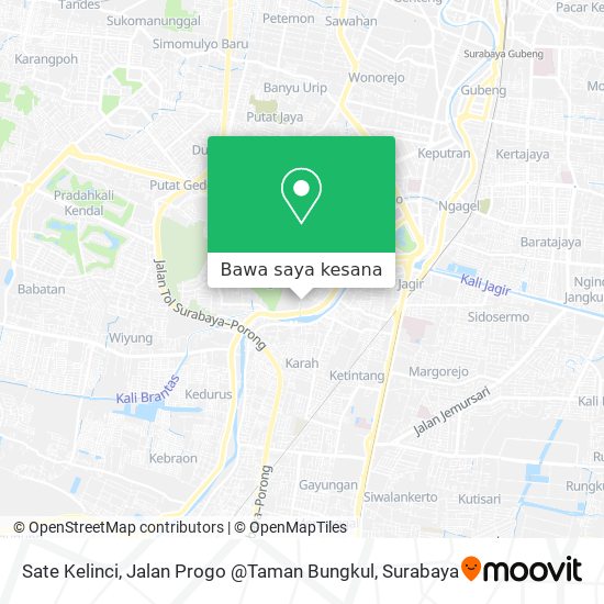 Peta Sate Kelinci, Jalan Progo @Taman Bungkul