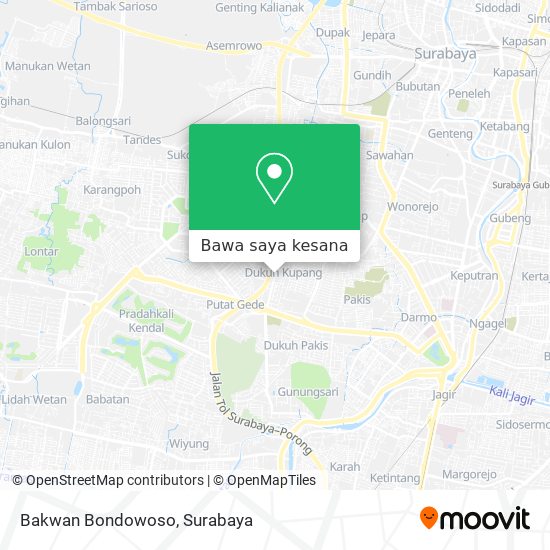 Peta Bakwan Bondowoso
