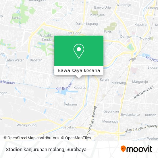 Peta Stadion kanjuruhan malang