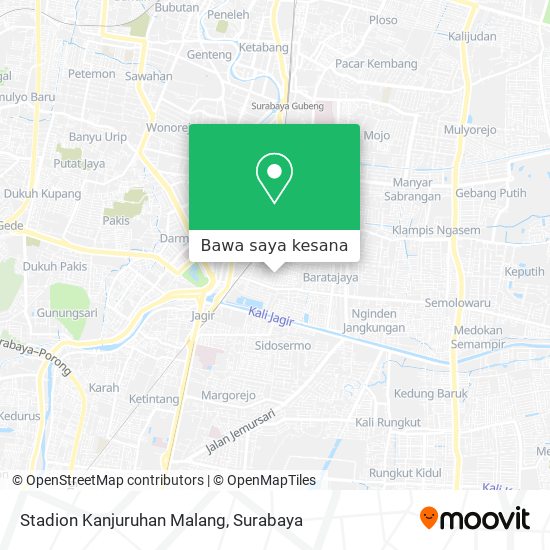 Peta Stadion Kanjuruhan Malang