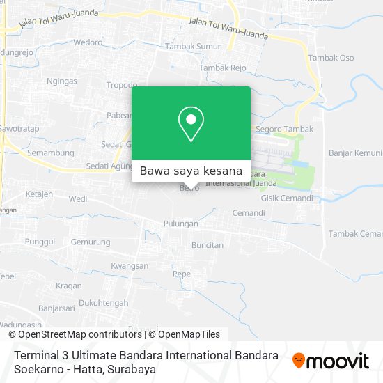 Peta Terminal 3 Ultimate Bandara International Bandara Soekarno - Hatta