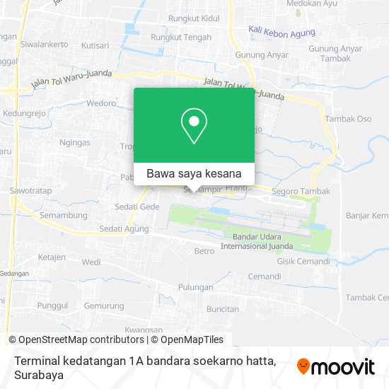 Peta Terminal kedatangan 1A bandara soekarno hatta