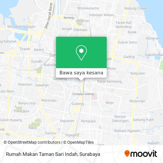 Peta Rumah Makan Taman Sari Indah