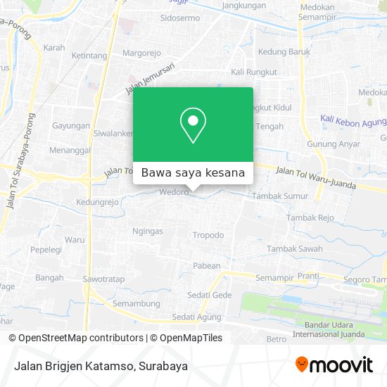 Peta Jalan Brigjen Katamso