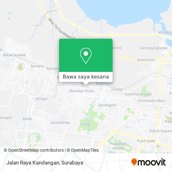 Peta Jalan Raya Kandangan