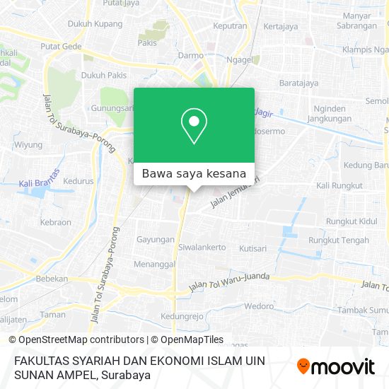 Peta FAKULTAS SYARIAH DAN EKONOMI ISLAM UIN SUNAN AMPEL