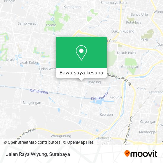 Peta Jalan Raya Wiyung