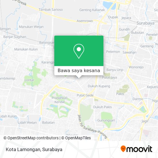 Peta Kota Lamongan