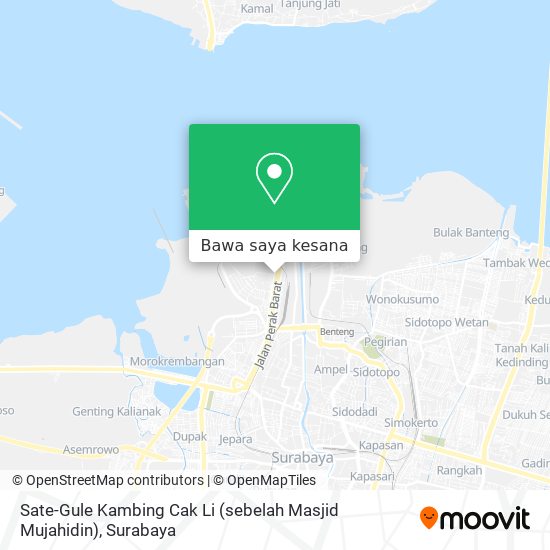 Peta Sate-Gule Kambing Cak Li (sebelah Masjid Mujahidin)