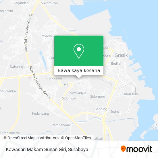 Peta Kawasan Makam Sunan Giri