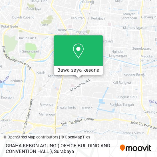 Peta GRAHA KEBON AGUNG ( OFFICE BUILDING AND CONVENTION HALL )