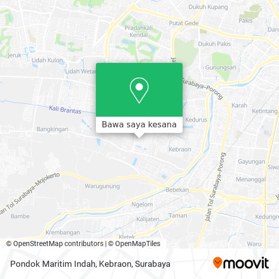 Peta Pondok Maritim Indah, Kebraon