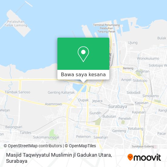 Peta Masjid Taqwiyyatul Muslimin jl Gadukan Utara