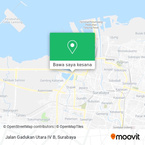 Peta Jalan Gadukan Utara IV B