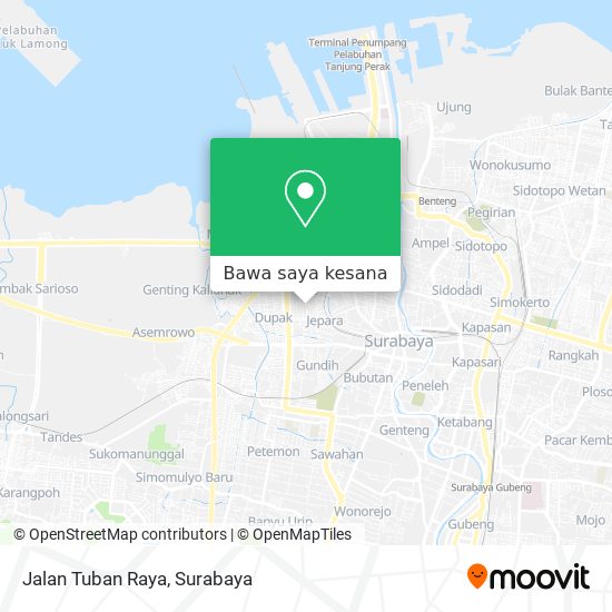 Peta Jalan Tuban Raya