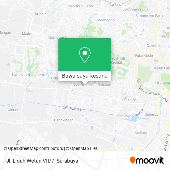 Peta Jl. Lidah Wetan VII/7