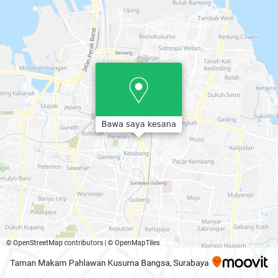 Peta Taman Makam Pahlawan Kusuma Bangsa
