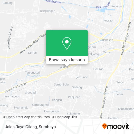 Peta Jalan Raya Gilang