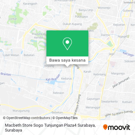 Peta Macbeth Store Sogo Tunjungan Plaza4 Surabaya