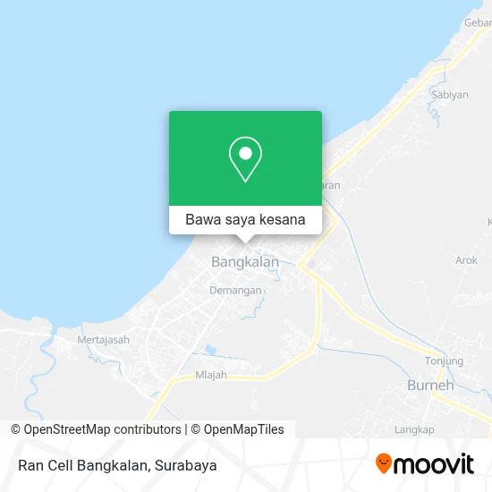 Peta Ran Cell Bangkalan