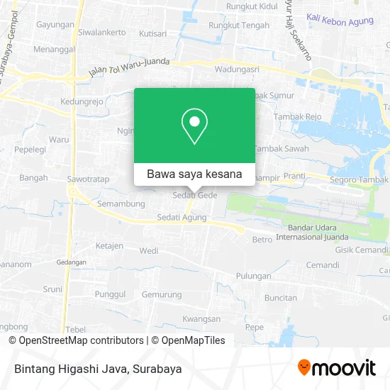 Peta Bintang Higashi Java
