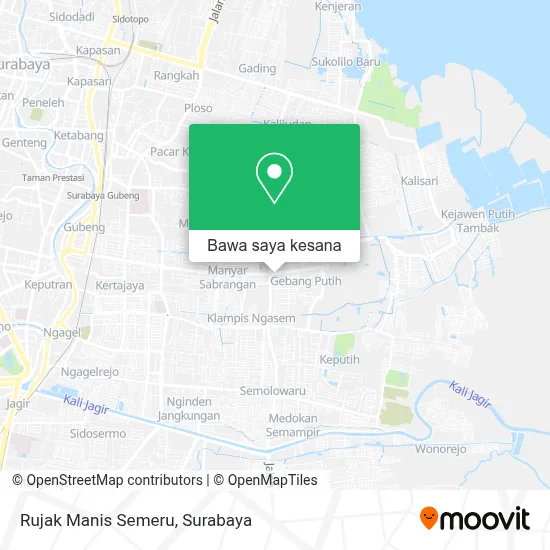 Peta Rujak Manis Semeru