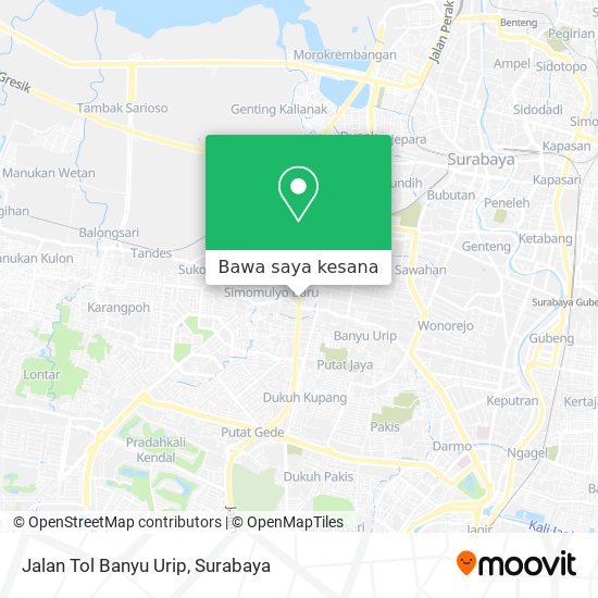 Peta Jalan Tol Banyu Urip