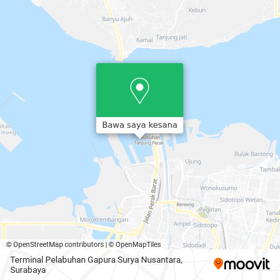 Peta Terminal Pelabuhan Gapura Surya Nusantara