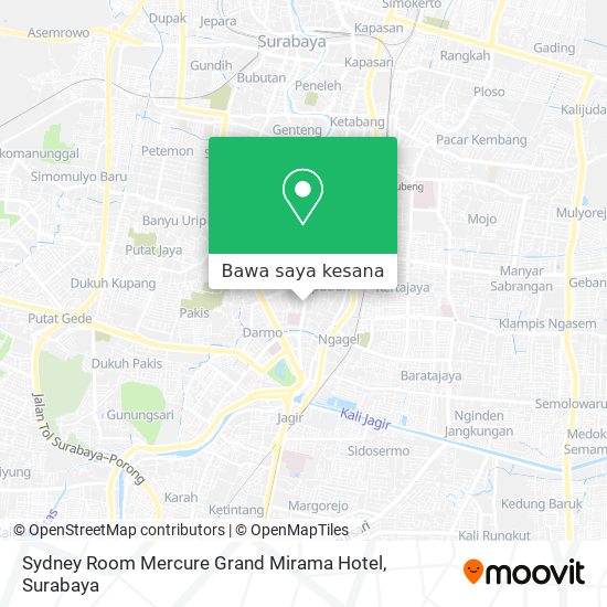 Peta Sydney Room Mercure Grand Mirama Hotel