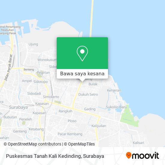 Peta Puskesmas Tanah Kali Kedinding