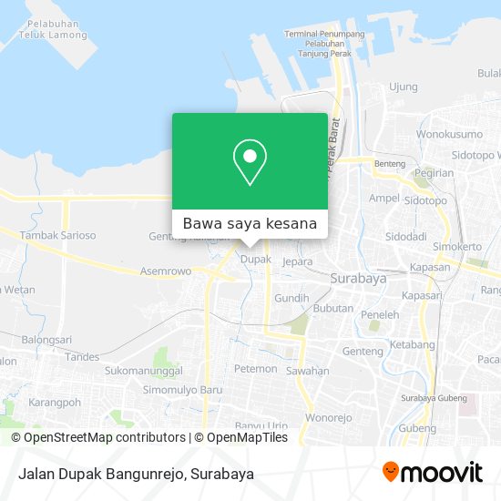 Peta Jalan Dupak Bangunrejo