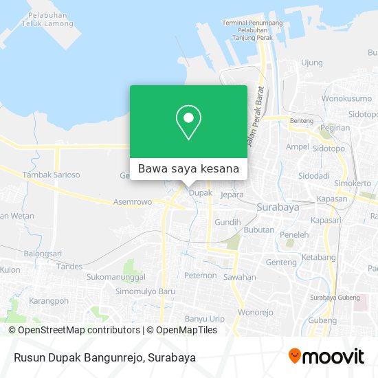 Peta Rusun Dupak Bangunrejo