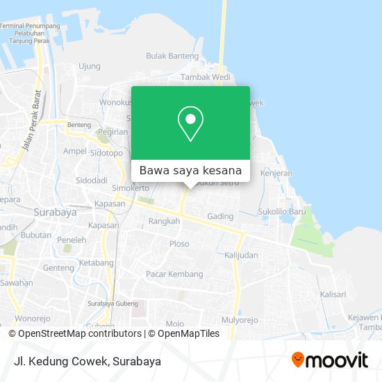 Peta Jl. Kedung Cowek