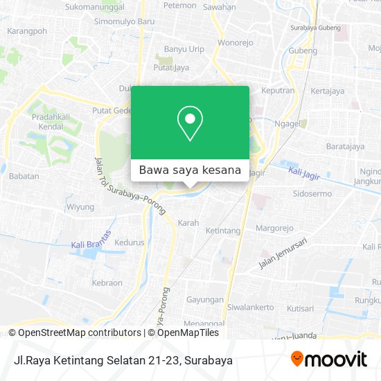 Peta Jl.Raya Ketintang Selatan 21-23