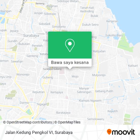 Peta Jalan Kedung Pengkol VI