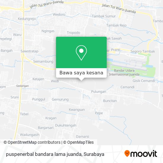 Peta puspenerbal bandara lama juanda