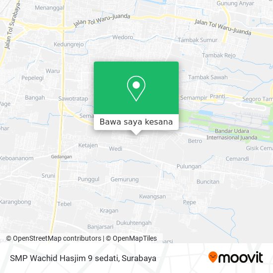Peta SMP Wachid Hasjim 9 sedati