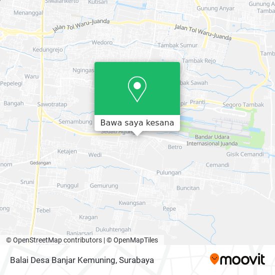 Peta Balai Desa Banjar Kemuning