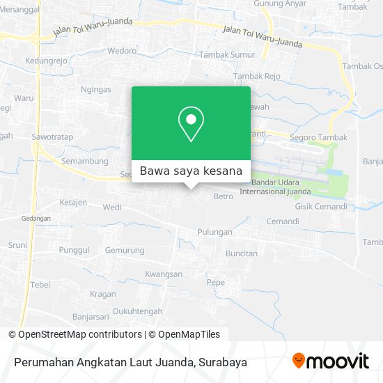 Peta Perumahan Angkatan Laut Juanda