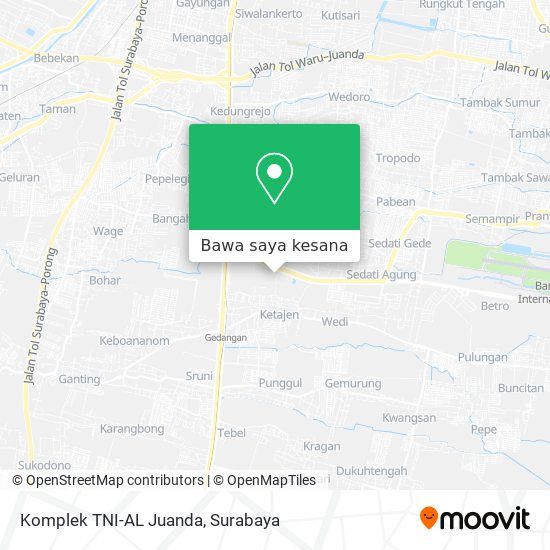 Peta Komplek TNI-AL Juanda