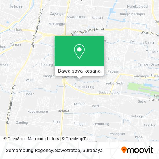 Peta Semambung Regency, Sawotratap