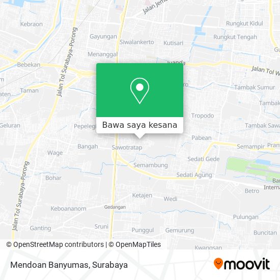 Peta Mendoan Banyumas